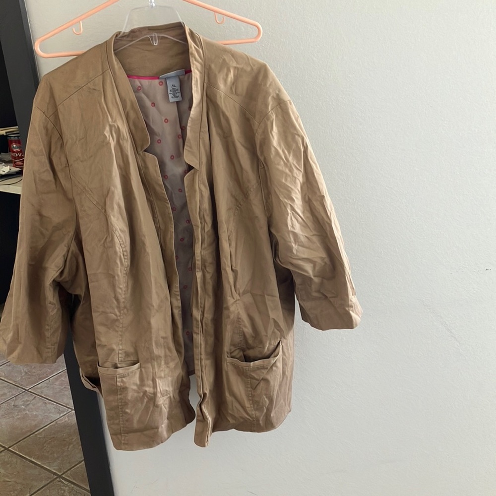 FINAL MARKDOWN Catherine’s open front jacket 5X